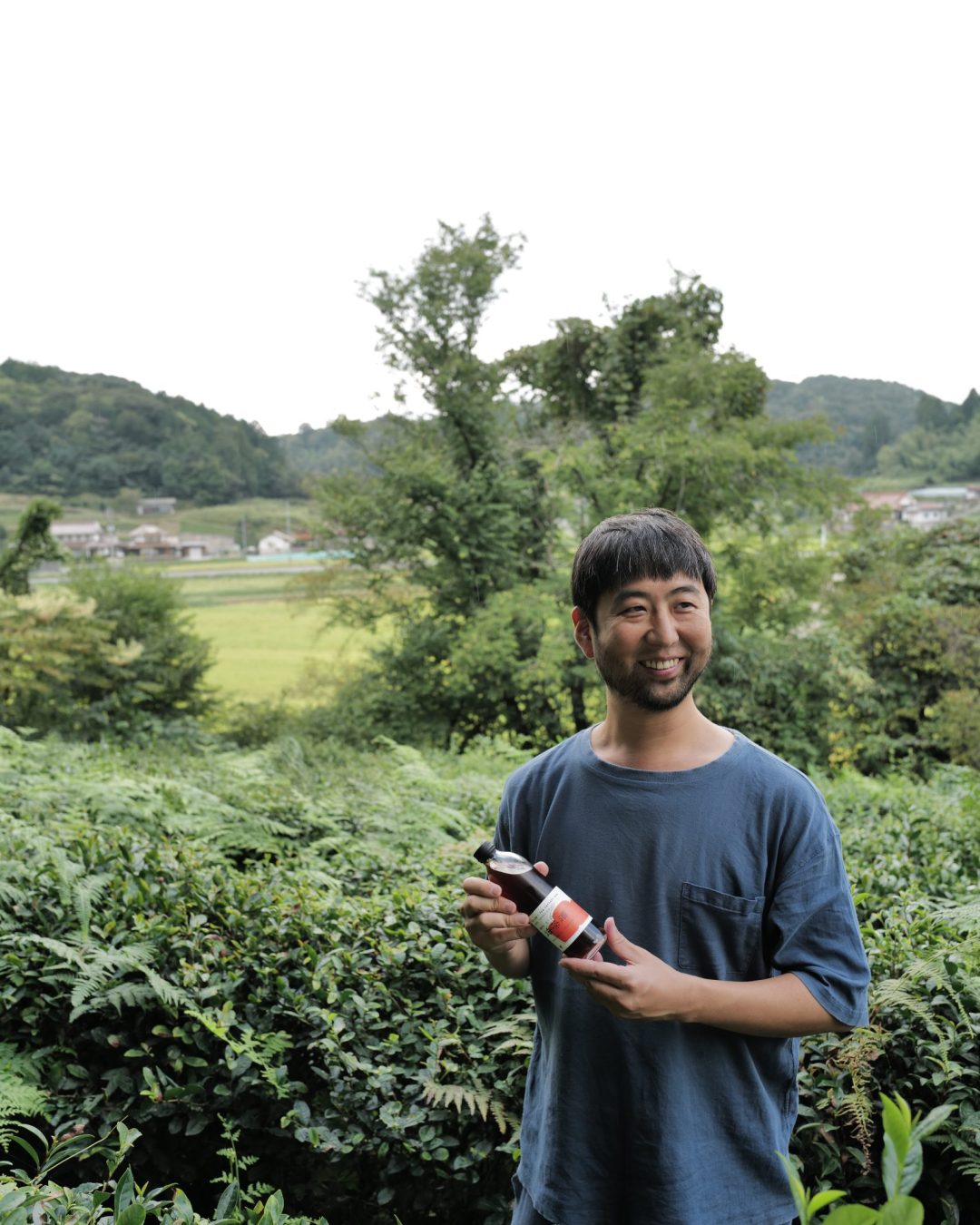 Gen with hojicha-jiu